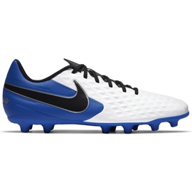 Scarpe da calcio Nike Tiempo Legend 8 Club FG / MG AT6107 104 blu bianco bianco