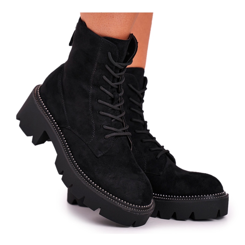 PS1 Stivali da donna in camoscio nero Malawi