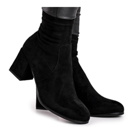 Stivali da donna Merducio in camoscio nero