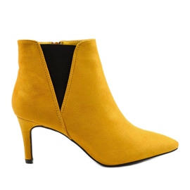 Stivaletti gialli con elastico Patter nero giallo