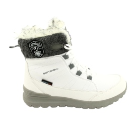 Doposci softshell con membrana American Club SN26/20 bianco grigio