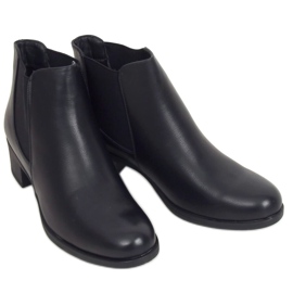 Stivaletti Chelsea neri da donna 8B875 Black nero