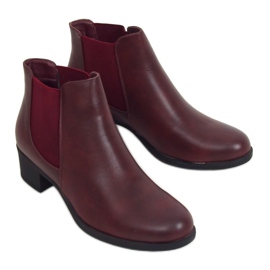 Maroon 8B875 Stivali da vino per donna rosso