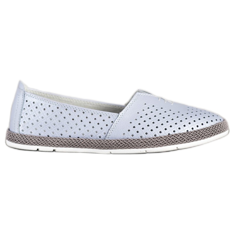 Sneakers In Pelle Slip On VINCEZA blu