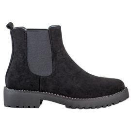 Bello Star Stivaletti Chelsea in pelle scamosciata nero