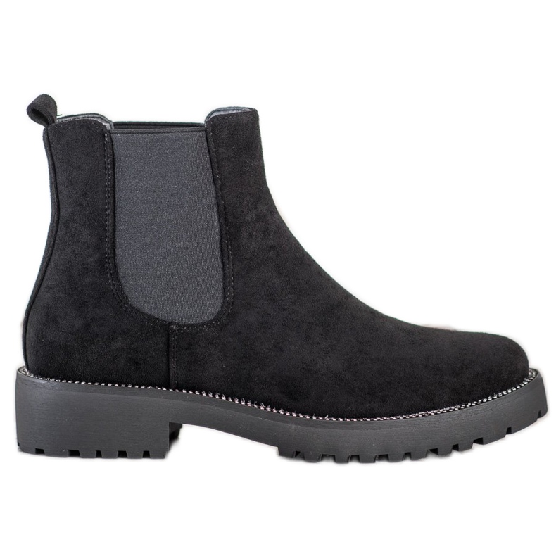 Bello Star Stivaletti Chelsea in pelle scamosciata nero