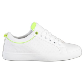 SHELOVET Sneakers Alla Moda Con Ecopelle bianco