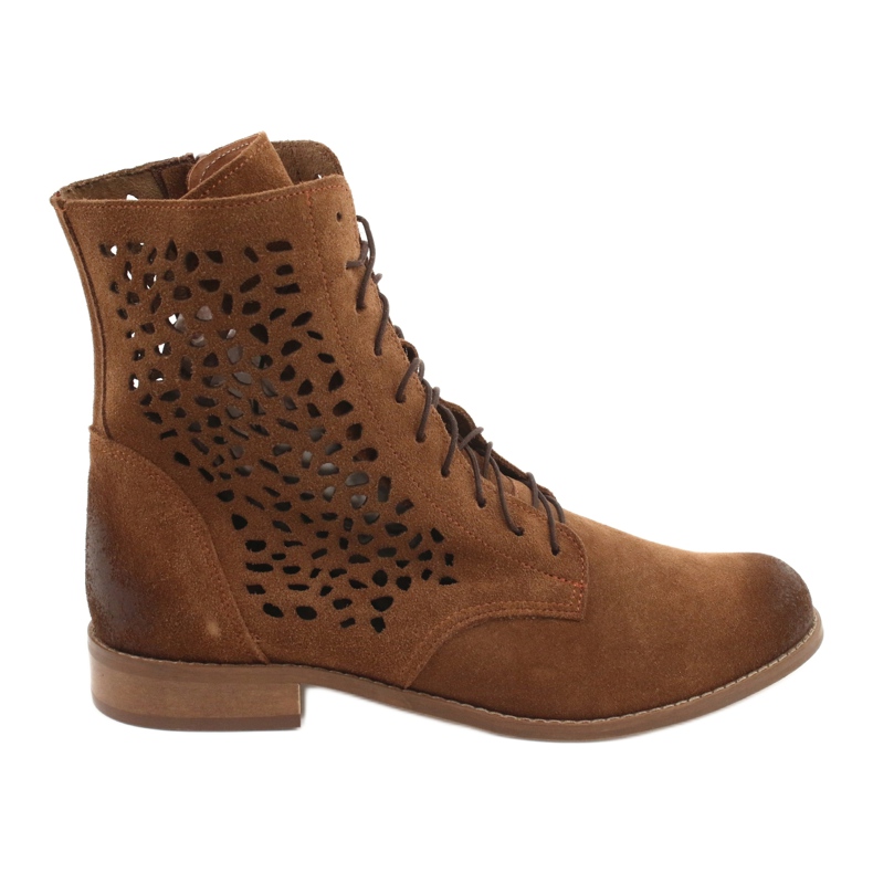 Nicole Stivali Meridan in pelle cammello da donna marrone