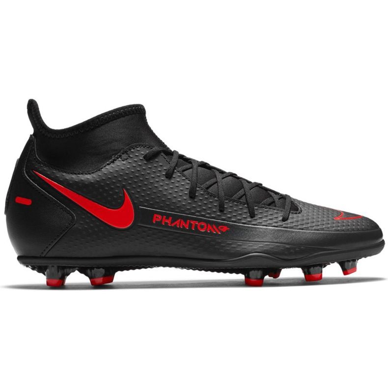 Nike Phantom Gt Club Df FG / MG CW6672 060 scarpe da calcio nero nero