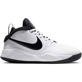 Nike team Hustle D 9 Gs bianco AQ4224 100 scarpe da bambino nero