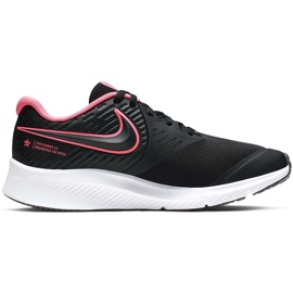 Nike Star Runner 2 scarpe da bambino nere e rosa AQ3542 002 nero