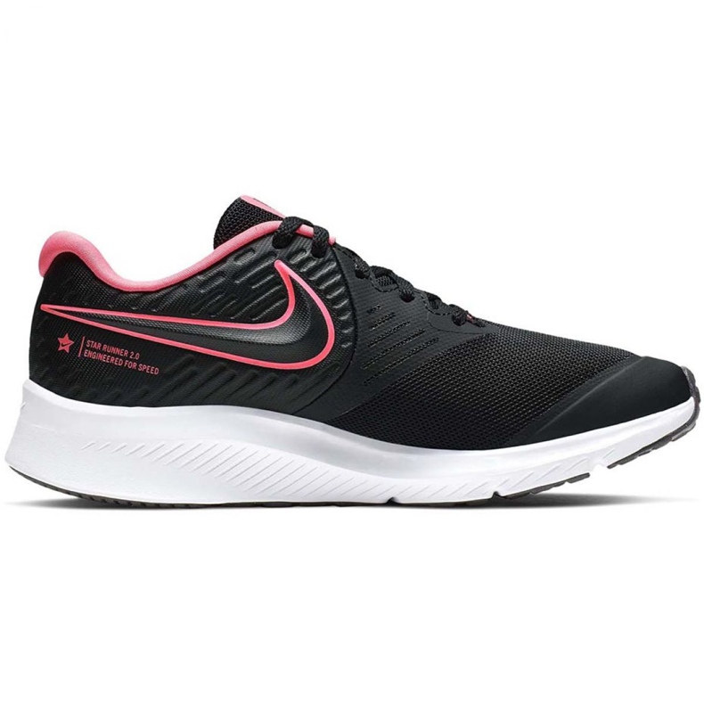 Nike Star Runner 2 Jr AQ3542 002 scarpe nero rosa