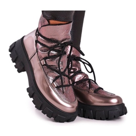 FRGIV Stivali senza lacci da donna Rochelle argento beige
