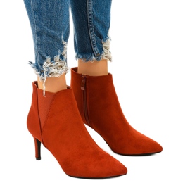 Stivaletti rossi con elastico Pattera rosso