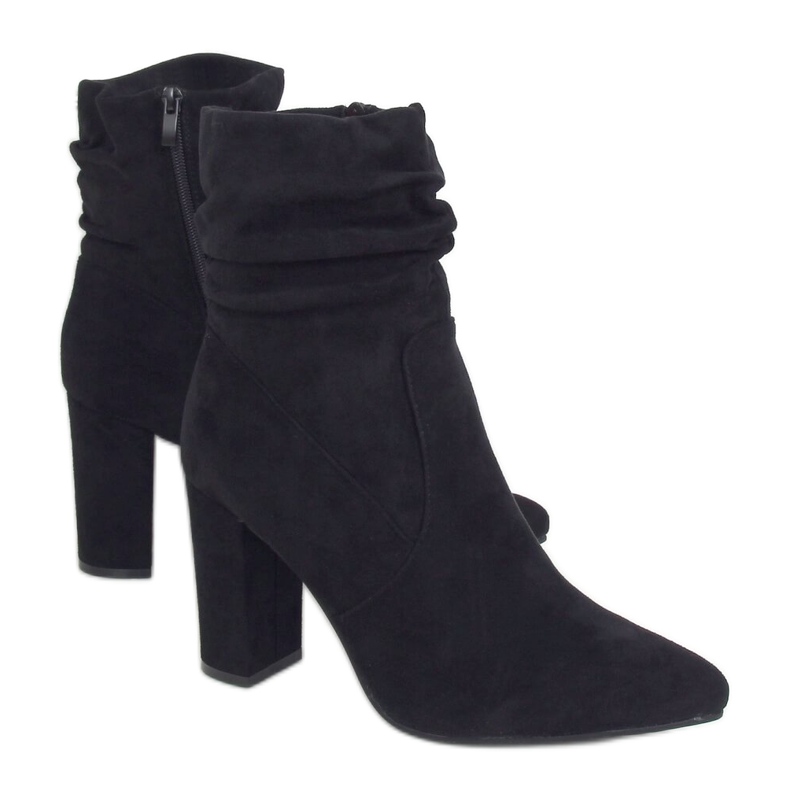 Stivali neri con tacco alto WS005 Black nero