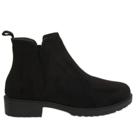 Stivaletti Chelsea neri da donna JB044 Black nero