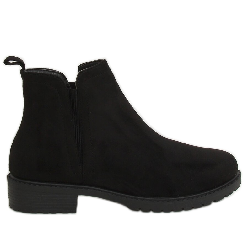 Stivaletti Chelsea neri da donna JB044 Black nero