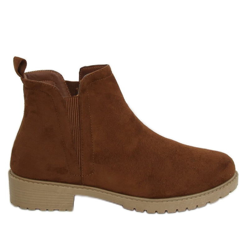 Stivaletti Chelsea marroni da donna JB044 Brown marrone