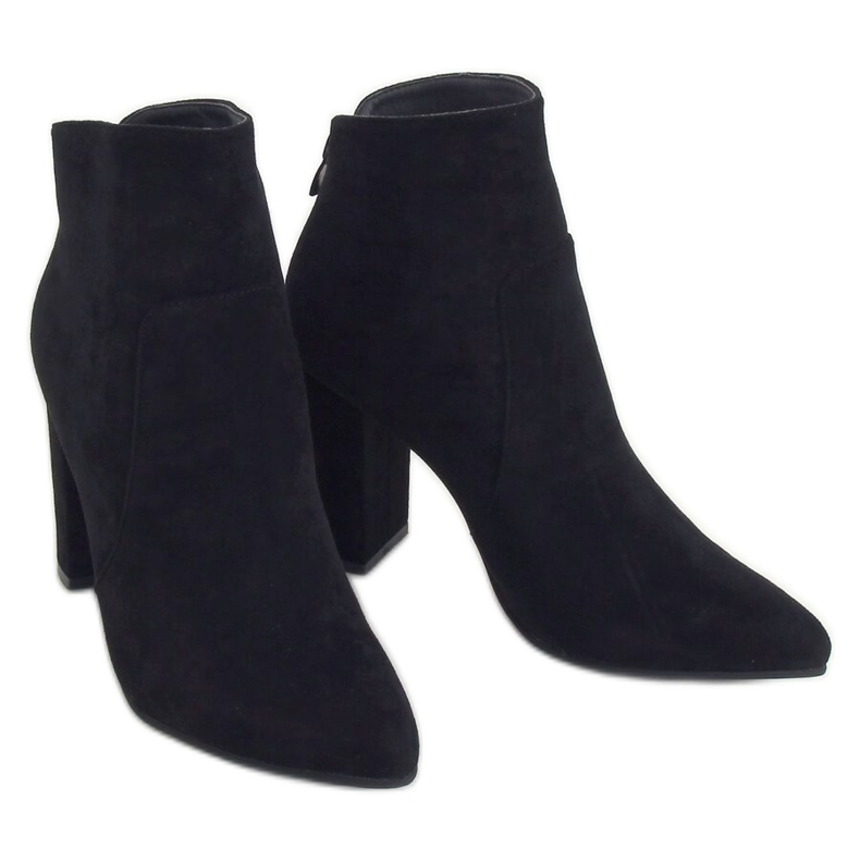 Stivali neri con tacco alto WS006 Nero
