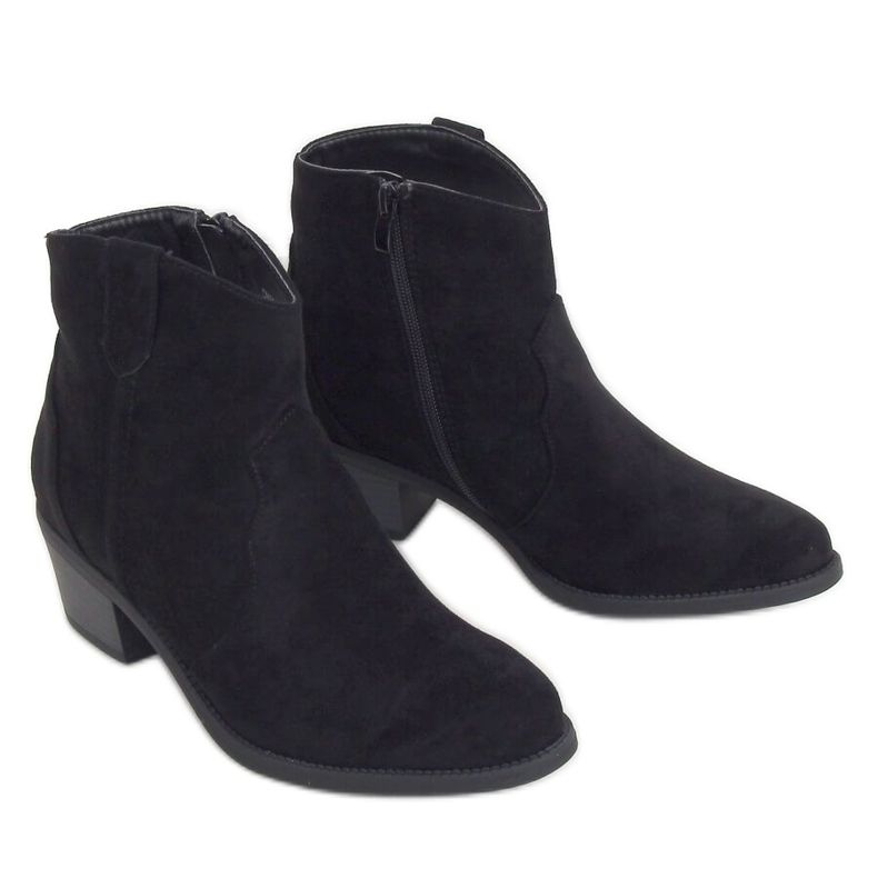 Nero Stivali tacco basso nero 99-63 Nero