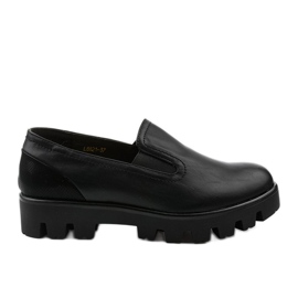Scarpe slip-on da donna Black Crash nero