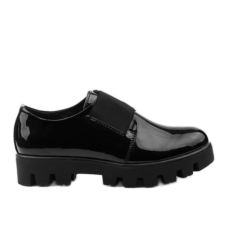 Scarpe slip-on da donna Corda nere nero