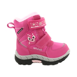 Stivali softshell American Club con membrana rosa HL47 / 20