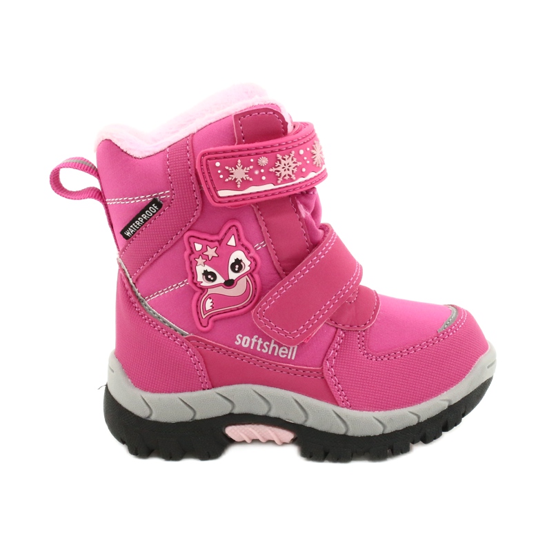 Stivali softshell American Club con membrana HL47 / 20 rosa