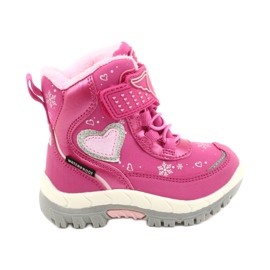 Stivali softshell American Club con membrana HL48 / 20 rosa argento