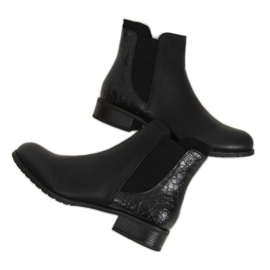 Stivaletti Chelsea neri da donna 88175 Nero