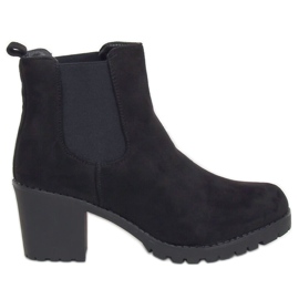 Stivaletti Chelsea neri, neri W355 Nero