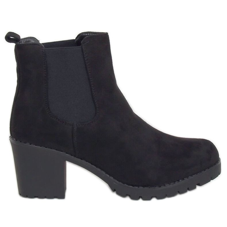 Stivaletti Chelsea neri, neri W355 Nero
