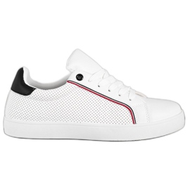 SHELOVET Scarpe sportive comode bianca