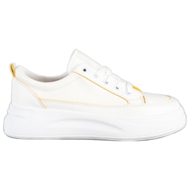 SHELOVET Scarpe sportive sulla piattaforma bianca