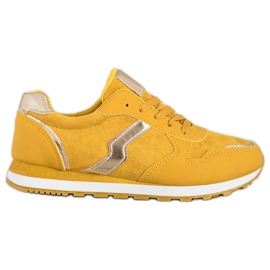 SHELOVET Scarpe sportive senape multicolore giallo