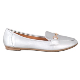 Clowse Calzature in ecopelle alla moda d'argento