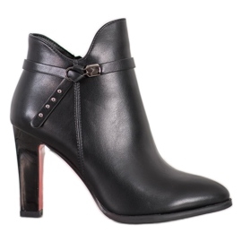 Goodin Stivali Con Suola Rossa nero