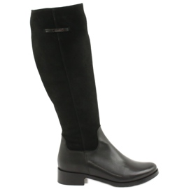 Arka Stivali neri in pelle femminile 7217 nero