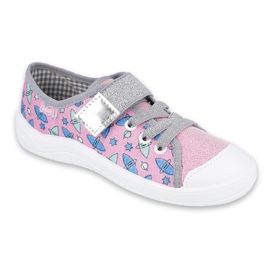 Scarpe per bambini Befado 251Y152 blu rosa grigio multicolore