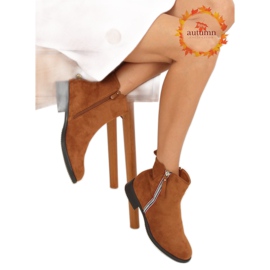 Cammello 168-287 Stivali da donna color cammello marrone