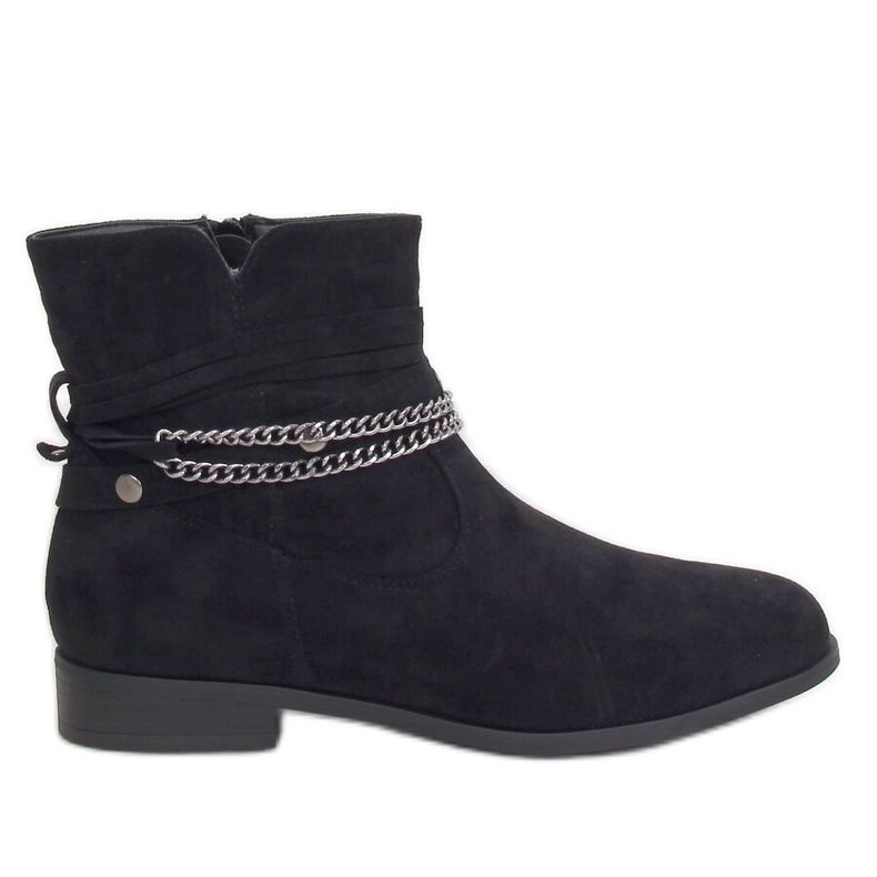 Nero Stivali neri da donna 688-201 Nero