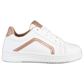 SHELOVET Scarpe sportive alla moda bianca