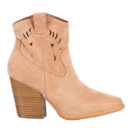 Bella Paris Stivali texani beige