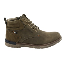 Stivali da uomo oliva McBraun 20MN29-3131 cachi