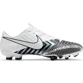 Scarpa da calcio Nike Mercurial Vapor 13 Academy Mds FG / MG CJ1292 110 bianca bianca