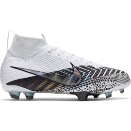 Scarpa da calcio Nike Mercurial Superfly 7 Elite Mds Fg Junior BQ5420 110 bianco bianco