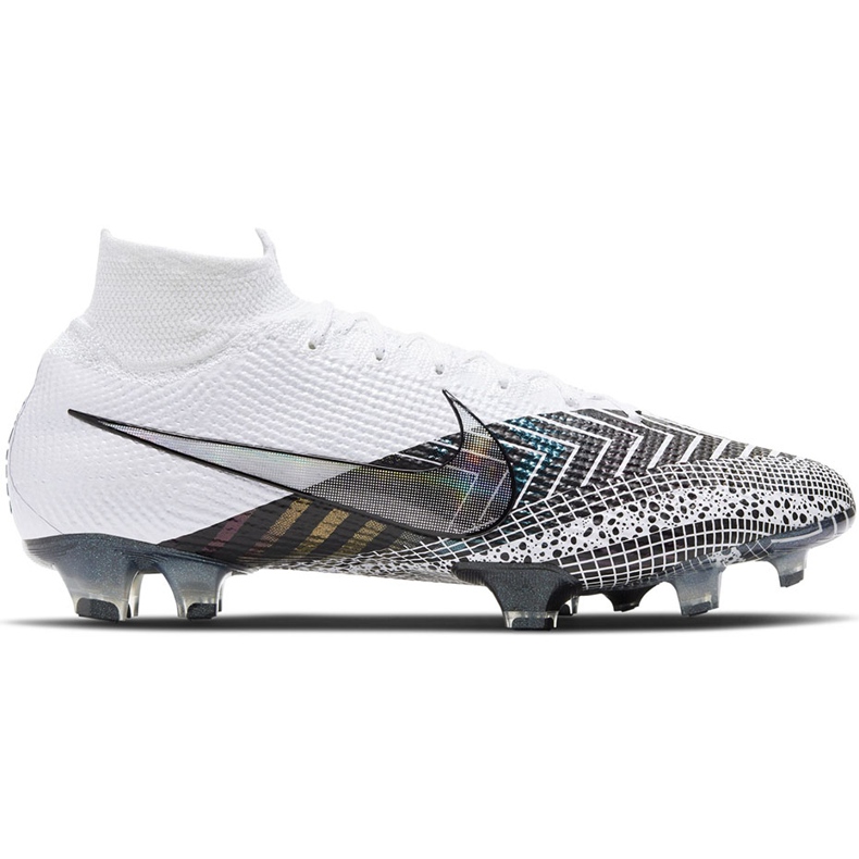 Nike Mercurial Superfly 7 Elite Mds Fg BQ5469 110 scarpe da calcio bianca bianca