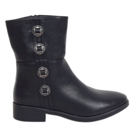 Stivali neri da donna neri 6266 Black nero