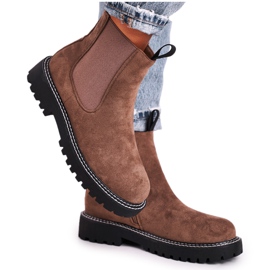 Ideal Stivaletti Chelsea da donna Khaki Resist cachi verde