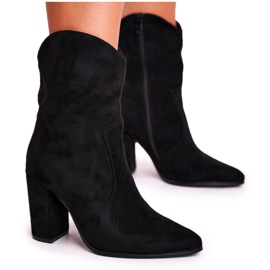Ideal Stivali Donna Con Tacco Alto Eco-Suede Black Ecstasy nero